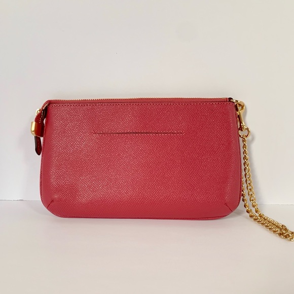 NWT COACH F73044 LARGE WRISTLET WITH GOLD CHAIN - Picture 2 of 8